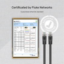 UNITEK CAT6 PATCH KABLO 10MT FLAT 1GBPS, SİYAH (C1813GBK)