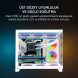 James Donkey Stark S700 3xARGB Temperli Cam mATX Beyaz Gaming (Oyuncu) Kasa
