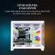 James Donkey Stark S700 3xARGB Temperli Cam mATX Beyaz Gaming (Oyuncu) Kasa