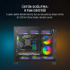 James Donkey Stark S700 3xARGB Temperli Cam 750W 80+ Bronze mATX Siyah Gaming (Oyuncu) Kasa
